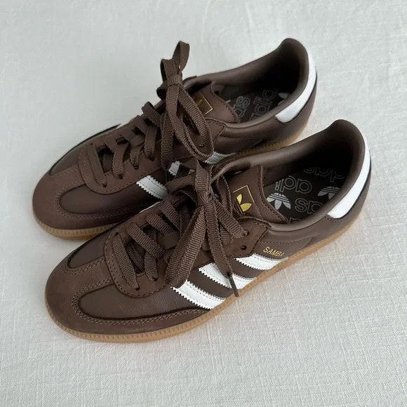 Adidas Samba Brown Sneakers - in box, never worn - Picture 1 of 4